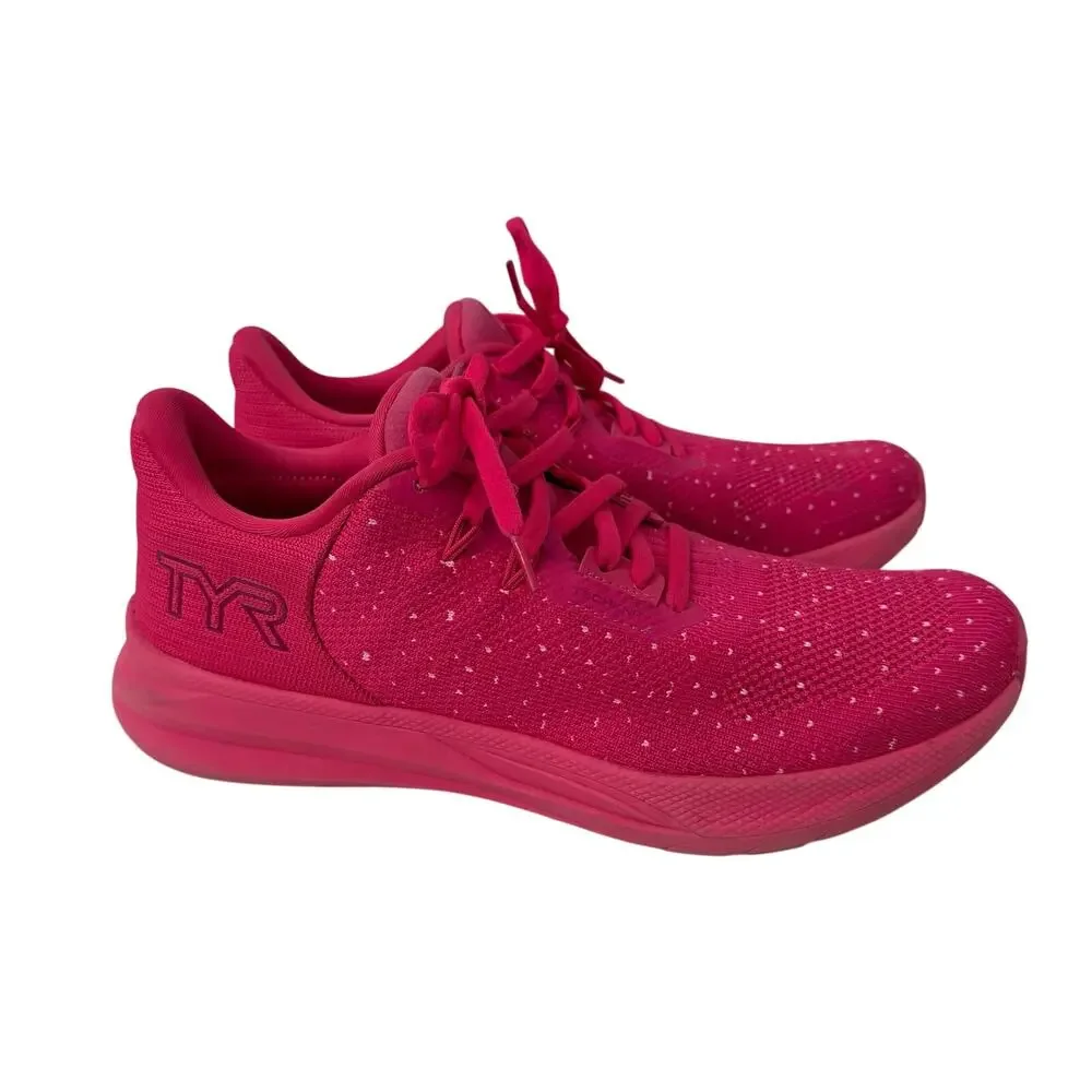 TYR Techknit RNR-1 Shoes Women’s Size 11 Running Trainer Athletic Pink Sneaker